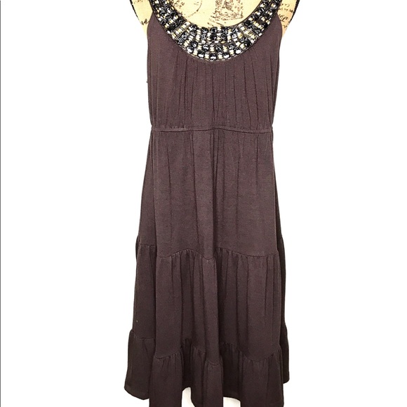 I.N. Studio Dresses & Skirts - I.N. Studio Sundress-Size XL-Tiered Knit-Beaded